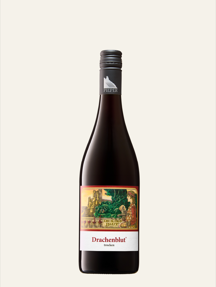 Flasche Drachenblut trocken vom Mittelrhein
