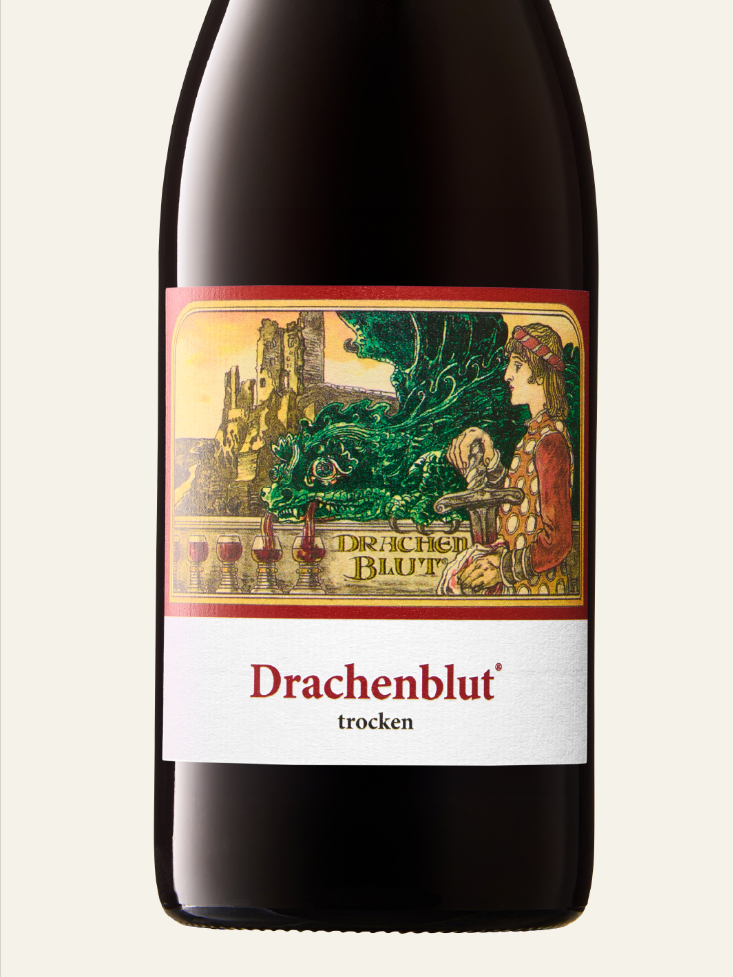 Drachenblut Etikett – Gutswein vom Mittelrhein