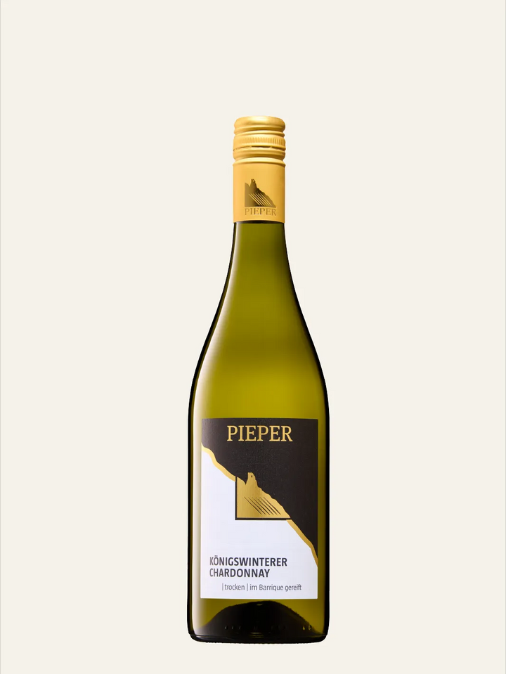 Flasche Chardonnay Barrique 2024 trocken aus Königswinter am Mittelrhein