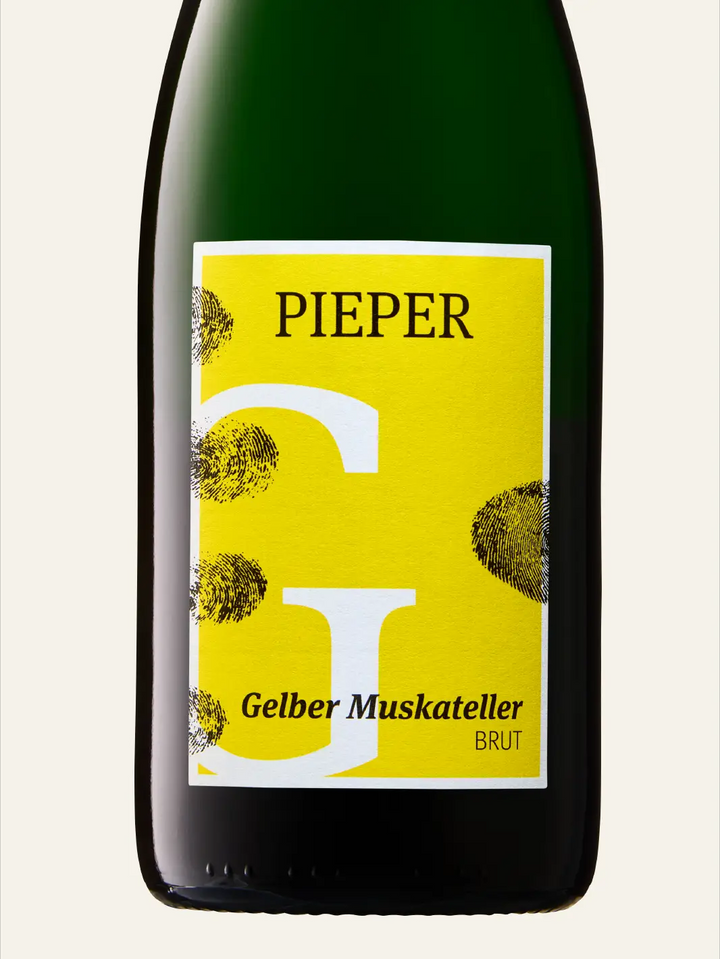 Gelber Muskateller Brut Etiket