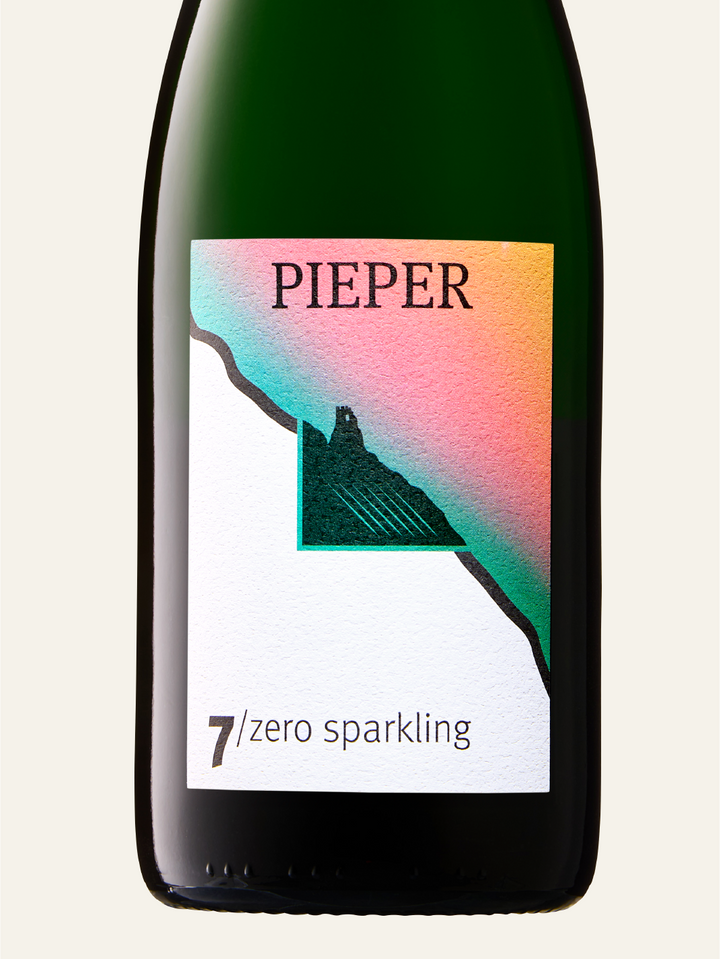 7/zero Entalkoholisierter Schaumwein Etikett