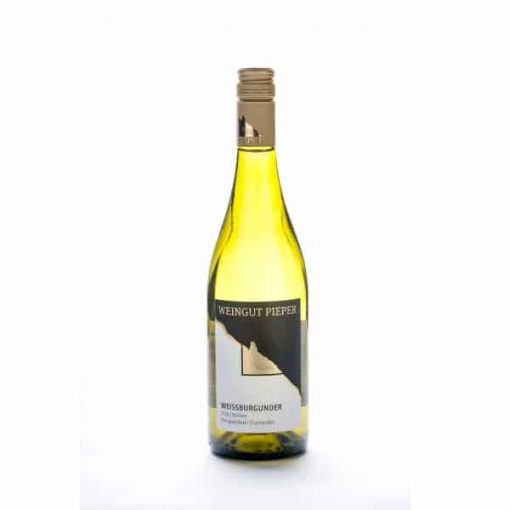 Flaschenabbildung, 2016er Weissburgunder, trocken vom Weingut Pieper
