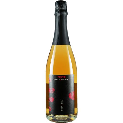 Sektflasche, PINK Brut, Rosé, Weingut Pieper, Mittelrhein