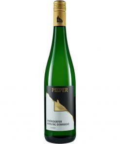 Weinflasche, Riesling Domkaule trocken, Weißwein, Weingut Pieper, Mittelrhein