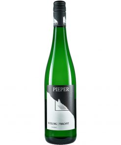 Weinflasche, Riesling Trachyt, Weißwein, Weingut Pieper, Mittelrhein