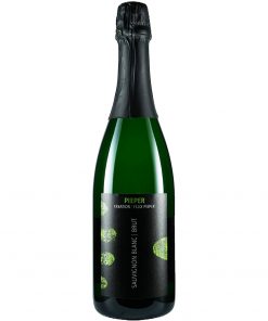Sektflasche, Sauvignon Blanc Brut, Sekt, Weingut Pieper